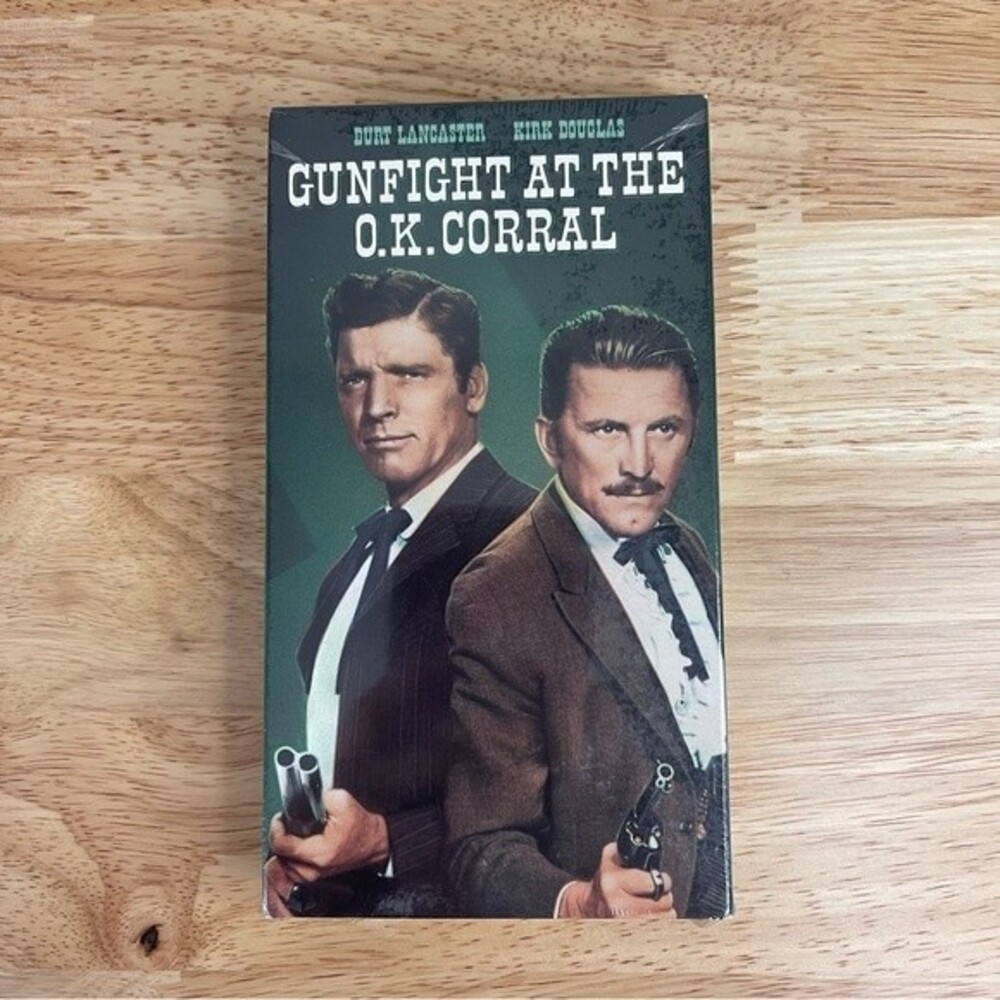 Gun Fight At The O.K. Corral VHS Tape Movie Classic Nostalgic Western Cowboy NEW